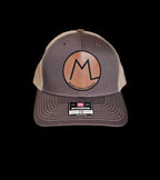 custom patch brown and tan cap
