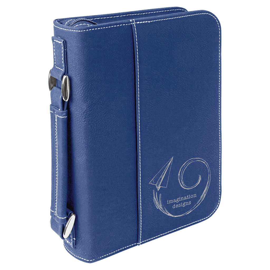 blue leatherette bible cover