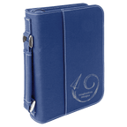 blue leatherette bible cover