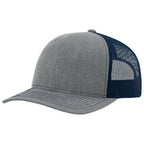  gray and navy blue cap 
