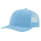light blue cap