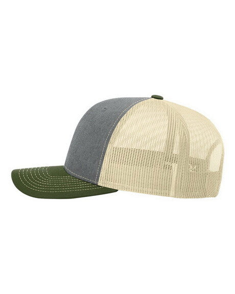 gren gray and cream cap