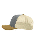 gold gray and cream cap