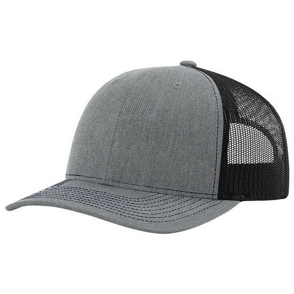 gray and black cap 