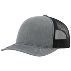 gray and black cap 