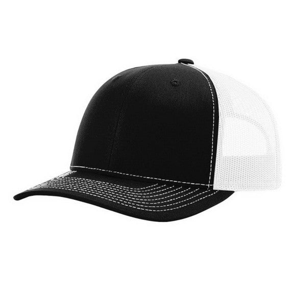 black and white cap 