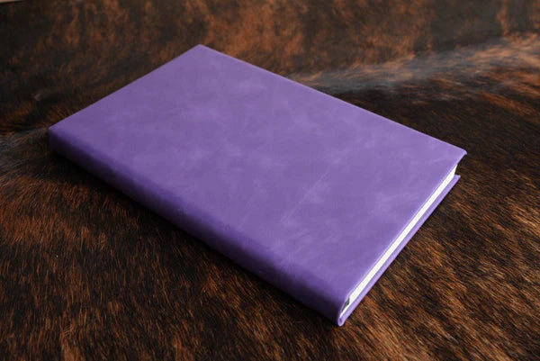 violet leatherette journal